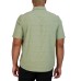  Men's Short Sleeve Woven Shirt, Green, 3X-Large