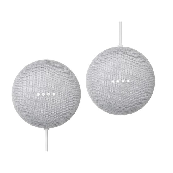   Nest Mini Smart Speaker, 2 pk. – Chalk