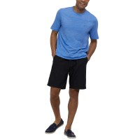 Greg Norman Men’s Pull-On Short, Black, Large