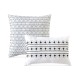  Tilan 9-Pc. Embroidered Geo Full Comforter Set, White/Gray