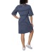 Ladies' Sun Dress, Blue, Large