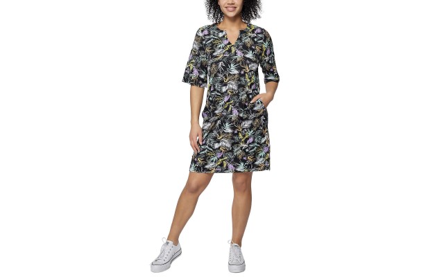  Ladies' Sun Dress, Black, Medium