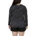  Ladies' Sun Tee, Black, Large