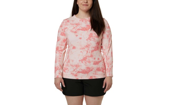 Ladies' Sun Tee, Pink, X-Large