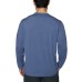  Men’s Long Sleeve Sun Tee, Blue, 3X-Large