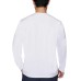  Men’s Long Sleeve Sun Tee, White, X-Large