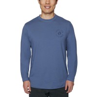 Hang Ten Men’s Long Sleeve Sun Tee, Blue, XX-Large