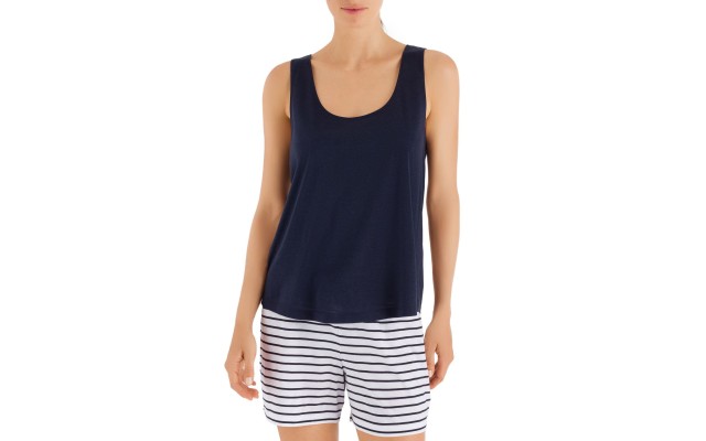  Women’s Laura Short Pajama Set, Midnight, Small
