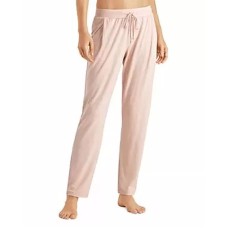 Hanro Women’s Sleep and Lounge Knit Long Pant, Beige, Large