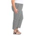  Ladies' Capri, Black, Small
