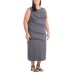  Ladies' Midi Dress, Blue, X-Small