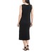  Ladies' Midi Dress, Black, X-Large