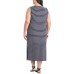  Ladies' Midi Dress, Blue, X-Small