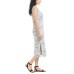  Ladies' Midi Dress, Gray, Large
