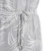  Ladies' Short Sleeve Dress, Gray, Medium