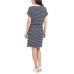  Ladies' Short Sleeve Dress, Blue, Small