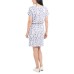  Ladies' Short Sleeve Dress, Purple, XX-Large