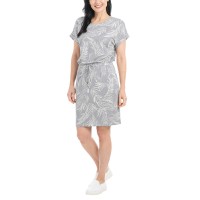Hilary Radley Ladies' Short Sleeve Dress, Gray, Large