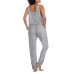  intimates Women’s Just Chillin Jumpsuit, Grey, Medium