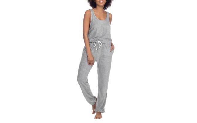  intimates Women’s Just Chillin Jumpsuit, Grey, Medium