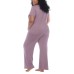  Ladies' 2-piece Lounge Set, Pink, Large