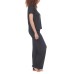  Ladies' 2-piece Lounge Set, Dark Gray, 2X