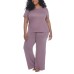  Ladies' 2-piece Lounge Set, Pink, Small