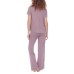  Ladies' 2-piece Lounge Set, Pink, Small