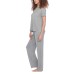  Ladies' 2-piece Lounge Set, Gray, Medium