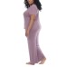  Ladies' 2-piece Lounge Set, Pink, Large