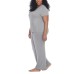  Ladies' 2-piece Lounge Set, Gray, Large