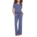  Ladies' 2-piece Lounge Set, Blue, 2X