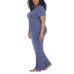  Ladies' 2-piece Lounge Set, Blue, 3X