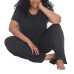  Ladies' 2-piece Lounge Set, Dark Gray, X-Large