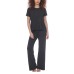  Ladies' 2-piece Lounge Set, Dark Gray, X-Large