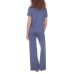  Ladies' 2-piece Lounge Set, Blue, 2X