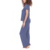  Ladies' 2-piece Lounge Set, Blue, X-Small