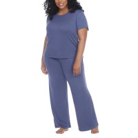 Honeydew Ladies' 2-piece Lounge Set, Blue, 2X