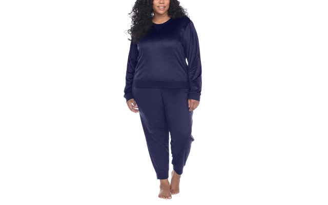  Ladies' Lounge Set, Blue, 2X