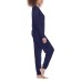  Ladies' Lounge Set, Blue, 2X