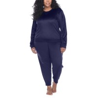 Honeydew Ladies' Lounge Set, Blue, Large