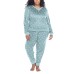  Ladies' Lounge Set, Light Blue, X-Large