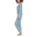  Ladies' Lounge Set, Light Blue, X-Large