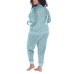  Ladies' Lounge Set, Light Blue, X-Large