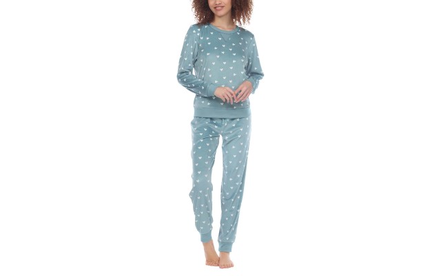  Ladies' Lounge Set, Light Blue, X-Large