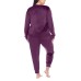  Ladies' Lounge Set, Purple, 3X