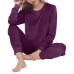  Ladies' Lounge Set, Purple, 3X