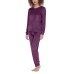  Ladies' Lounge Set, Purple, 3X