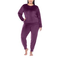 Honeydew Ladies' Lounge Set, Purple, 3X