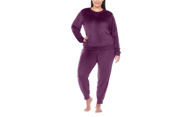  Ladies' Lounge Set, Purple, 3X